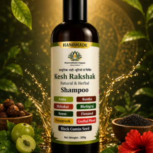 Kesh Rakshak  Herbal Shampoo MantraShakti – Amla, Reetha & Shikakai Hair Fall Control Formula (200g)