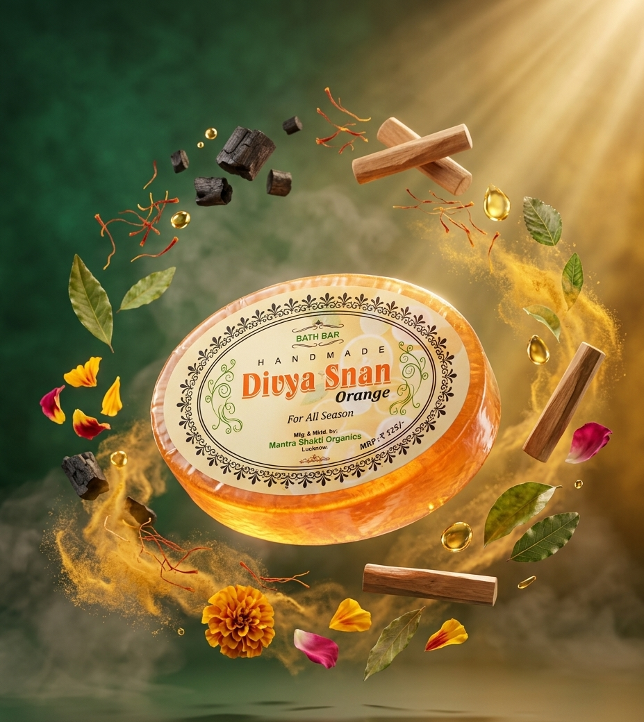 Divya Snan Orange Bath Bar